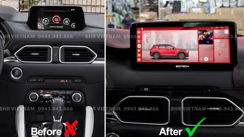 Màn hình DVD Android liền camera 360 xe Mazda CX5 2017 - nay | Gotech Mazda 360 Pro